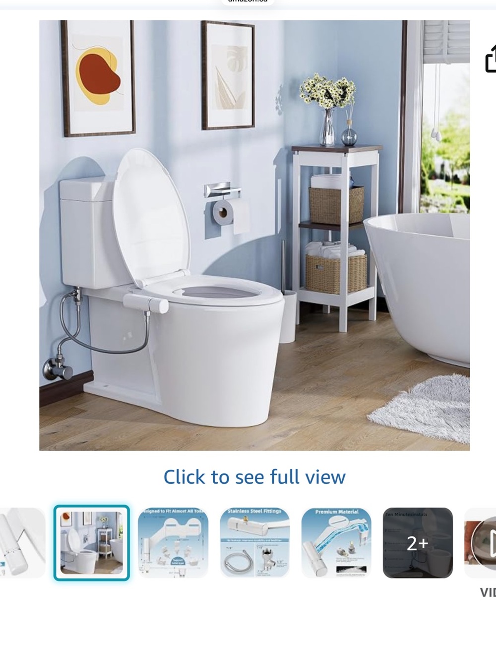 SAILTOK Bidet Attachment - White